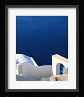 Santorini II Crop Framed Print