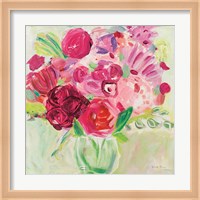 Pink and Red Florals Fine Art Print