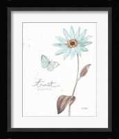 Bits of Blue III Framed Print