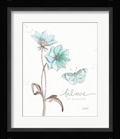 Bits of Blue II Framed Print