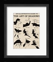 The Art of Shadows X Framed Print