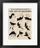 The Art of Shadows X Framed Print