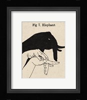 The Art of Shadows VII Framed Print