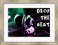 Drop The Beat - Green and Pink Fine Art Print