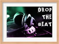 Drop The Beat - Green and Pink Fine Art Print