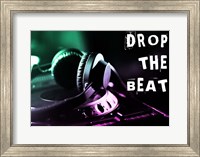 Drop The Beat - Green and Pink Fine Art Print