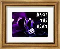 Drop The Beat - Purple and Blue Fine Art Print