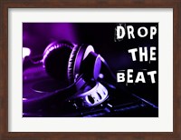 Drop The Beat - Purple and Blue Fine Art Print