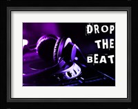 Drop The Beat - Purple and Blue Fine Art Print
