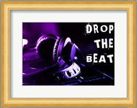 Drop The Beat - Purple and Blue Fine Art Print