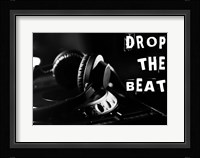 Drop The Beat - Black and White Fine Art Print