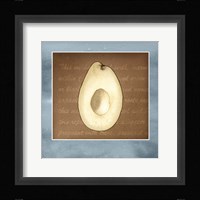 Avocado In Three 03 Framed Print