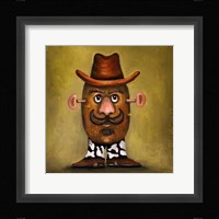 Cowboy Potato Head Fine Art Print