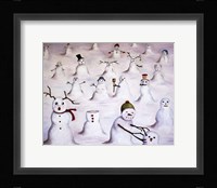 Mystery Revealed At Snowman Hill Fine Art Print
