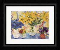 Table Of Flowers Fine Art Print