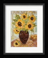Sunflowers And Satsumas Fine Art Print