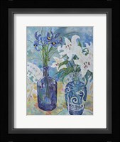 Flowers By The Sea Shore Fine Art Print
