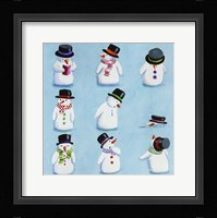 Snowmen Fine Art Print