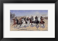 A Dash For Timber Fine Art Print