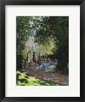 Parisians Enjoying Parc Fine Art Print