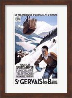 St Gervais-Les-Bains Fine Art Print