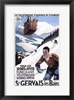 St Gervais-Les-Bains Fine Art Print