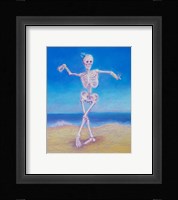 Skelly Dancer I Framed Print