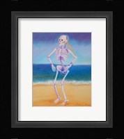 Skelly Dancer II Framed Print