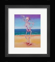 Skelly Dancer IV Framed Print