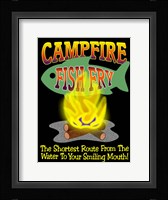 Campfire Fish Fry Fine Art Print