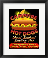 Campfire Hot Dogs Fine Art Print