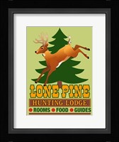 Lone Pine Hunting Lodge Fine Art Print