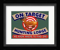 On Target Hunting Lodge Fine Art Print