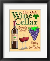 Our Own Wine Cellar Fine Art Print
