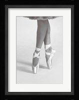 Dancing En Pointe Black and White Fine Art Print