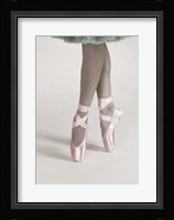 Dancing En Pointe Color Framed Print