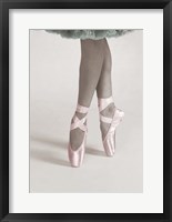 Dancing En Pointe Color Framed Print
