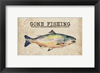 Gone Fishing Salmon Color Fine Art Print