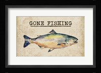 Gone Fishing Salmon Color Fine Art Print