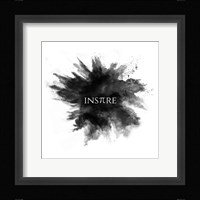 Inspire Powder Explosion Black Fine Art Print