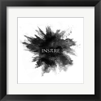 Inspire Powder Explosion Black Fine Art Print