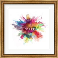 Inspire Powder Explosion Rainbow Fine Art Print