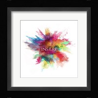 Inspire Powder Explosion Rainbow Fine Art Print