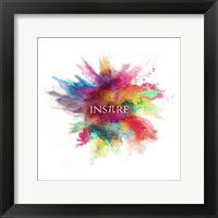 Inspire Powder Explosion Rainbow Fine Art Print