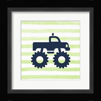 Monster Truck Graphic Green Part I Fine Art Print