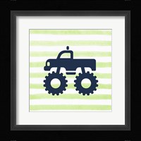 Monster Truck Graphic Green Part III Fine Art Print