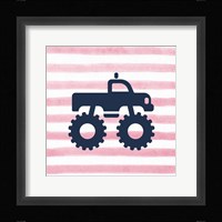 Monster Truck Graphic Pink Part I Fine Art Print
