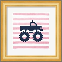 Monster Truck Graphic Pink Part I Fine Art Print