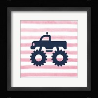 Monster Truck Graphic Pink Part III Fine Art Print