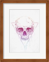 Skull In Triangle Fine Art Print